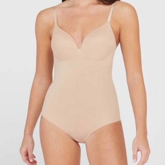 Spanx Assets - Low back Cupped Shaping Panty Bodysuit S - Picture 1 of 4